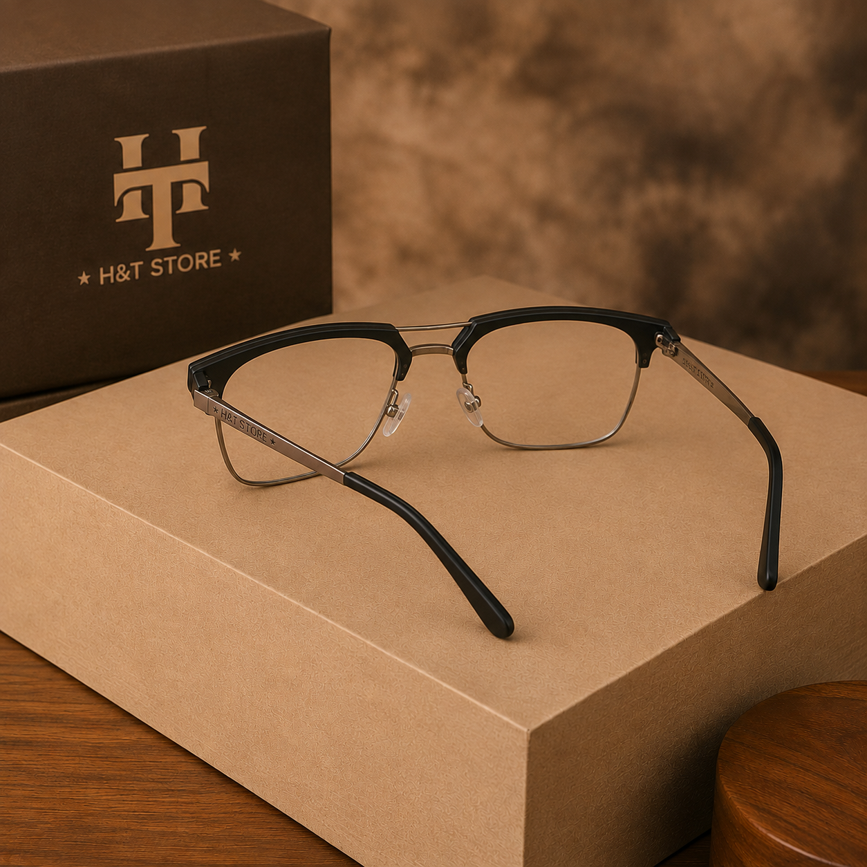 H&T Signature Browline UV Glasses