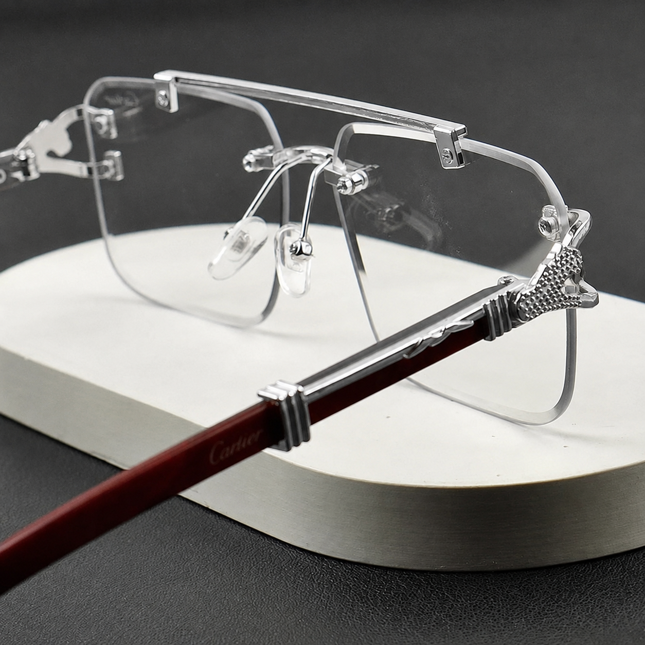 Silver Solar Cheetah Magical Glasses (1 Glasses,5 Benefits)