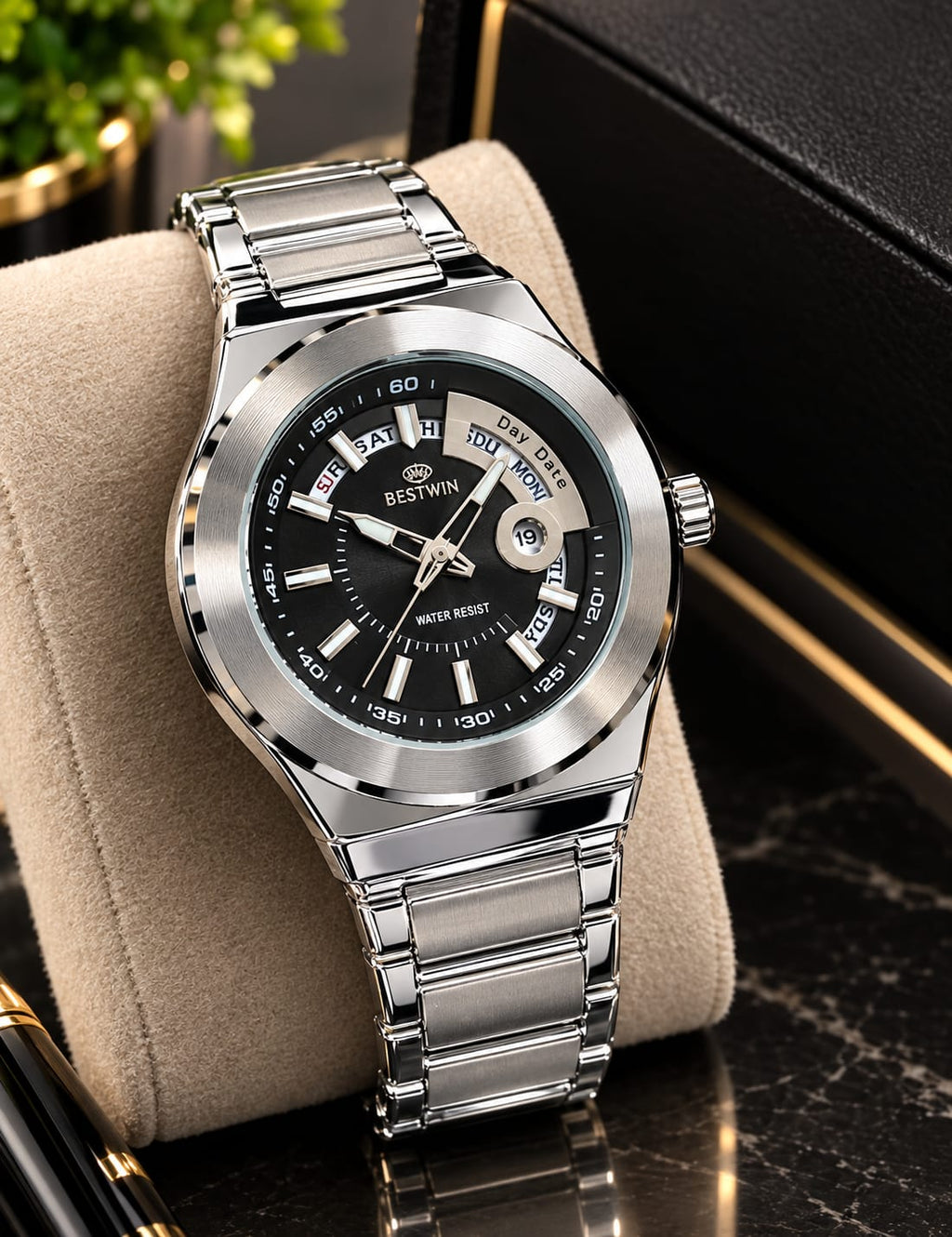 BESTWIN Royal Steel Chronograph