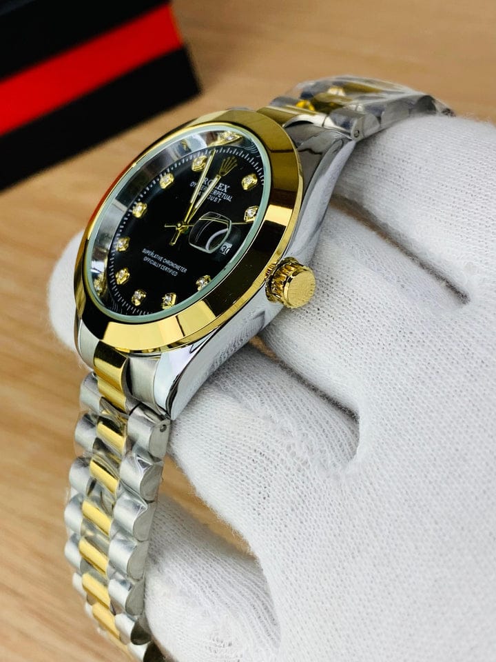 Rolex Plain Dial Two Tone