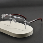 Silver Solar Cheetah Magical Glasses (1 Glasses,5 Benefits)
